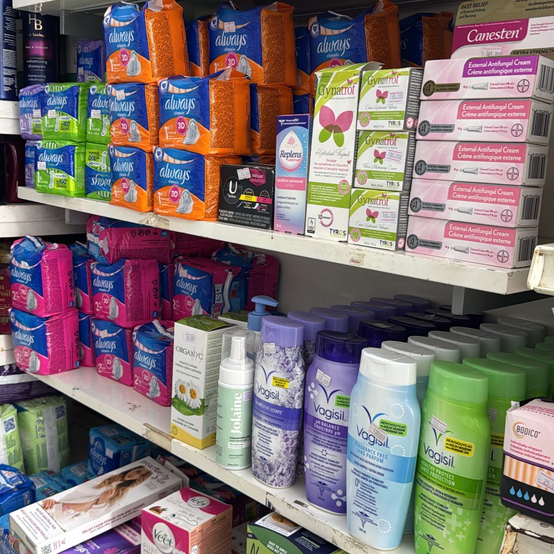 Soins et hygiène du Canada — CeraVe, Always, Canesten, Vagisil — Chronomarket Conakry